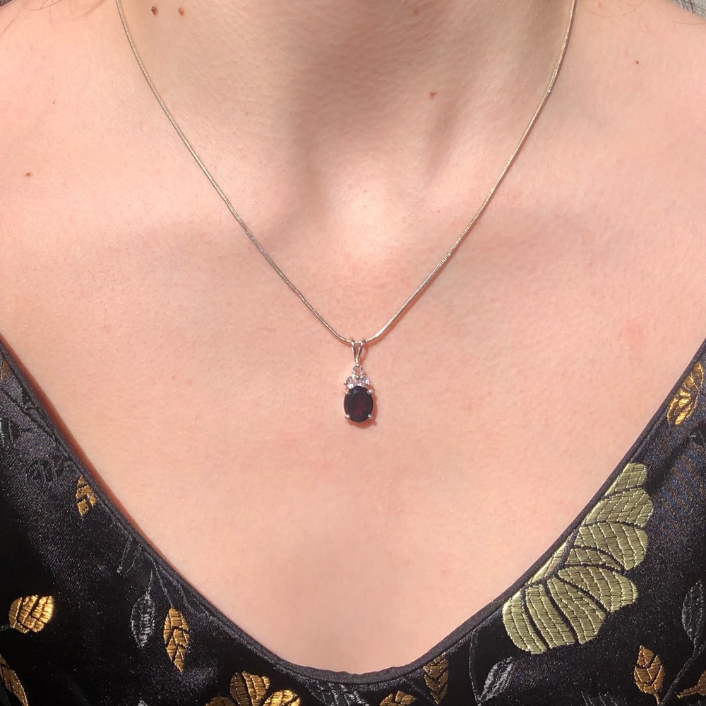 Garnet necklace